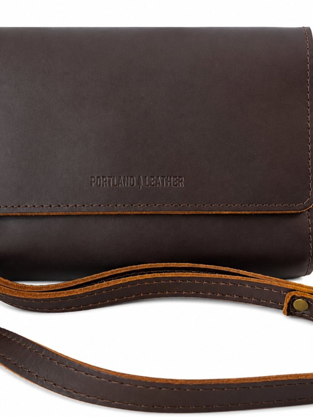Metro Crossbody Medium Portland Leather Goods Cognac
